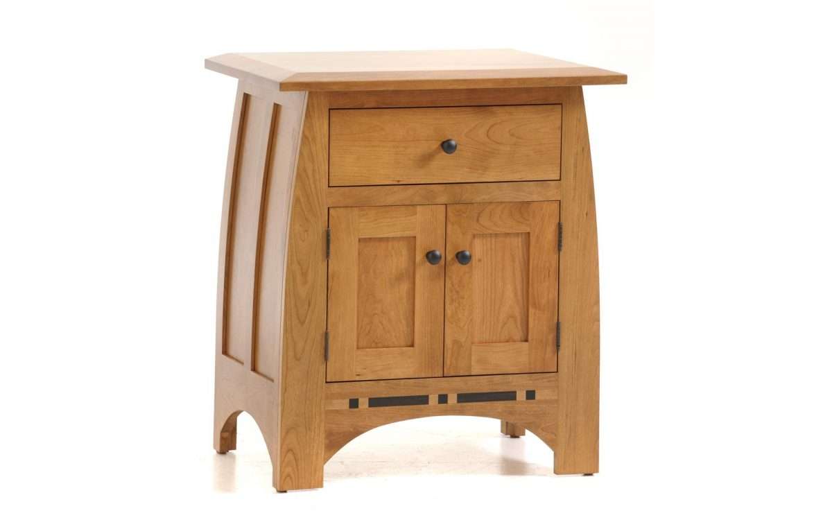 Vineyard 1 Drawer 2 Door Nightstand