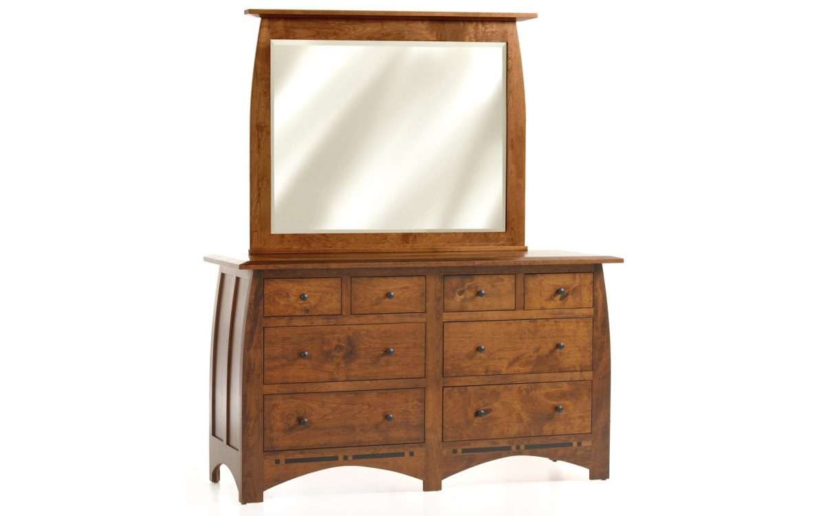 Vineyard Low Dresser &amp; Mirror