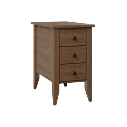 Manhattan 3 Drawer Chair Side Table