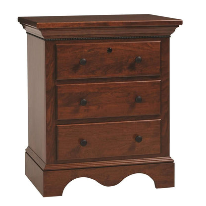 Merlot Nightstand with Drawers