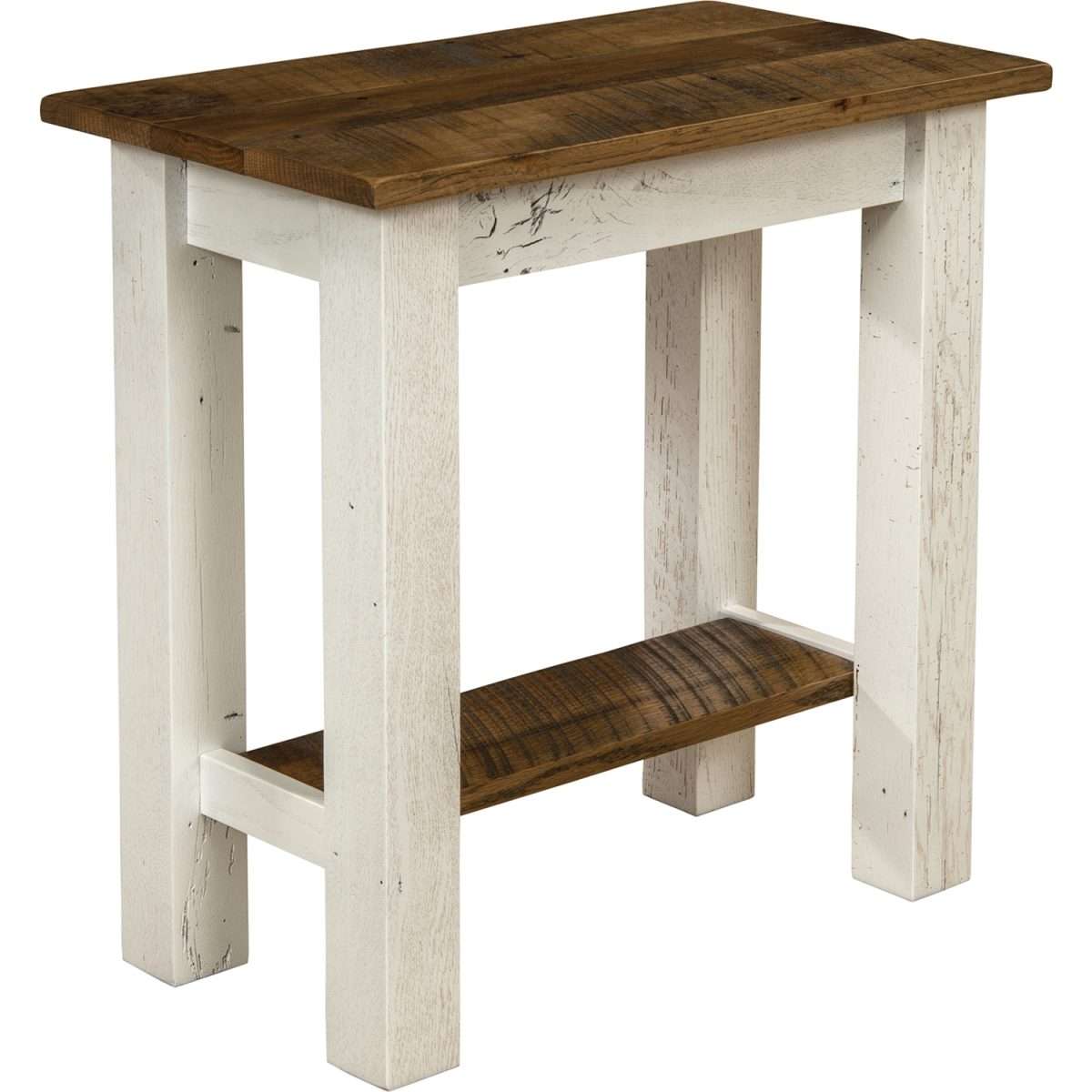 Mill Cart Chair Side End Table