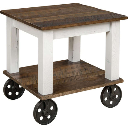 Mill Cart End Table