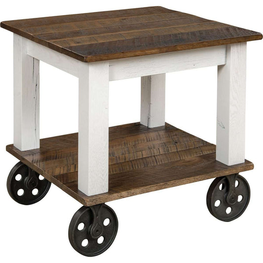 Mill Cart End Table