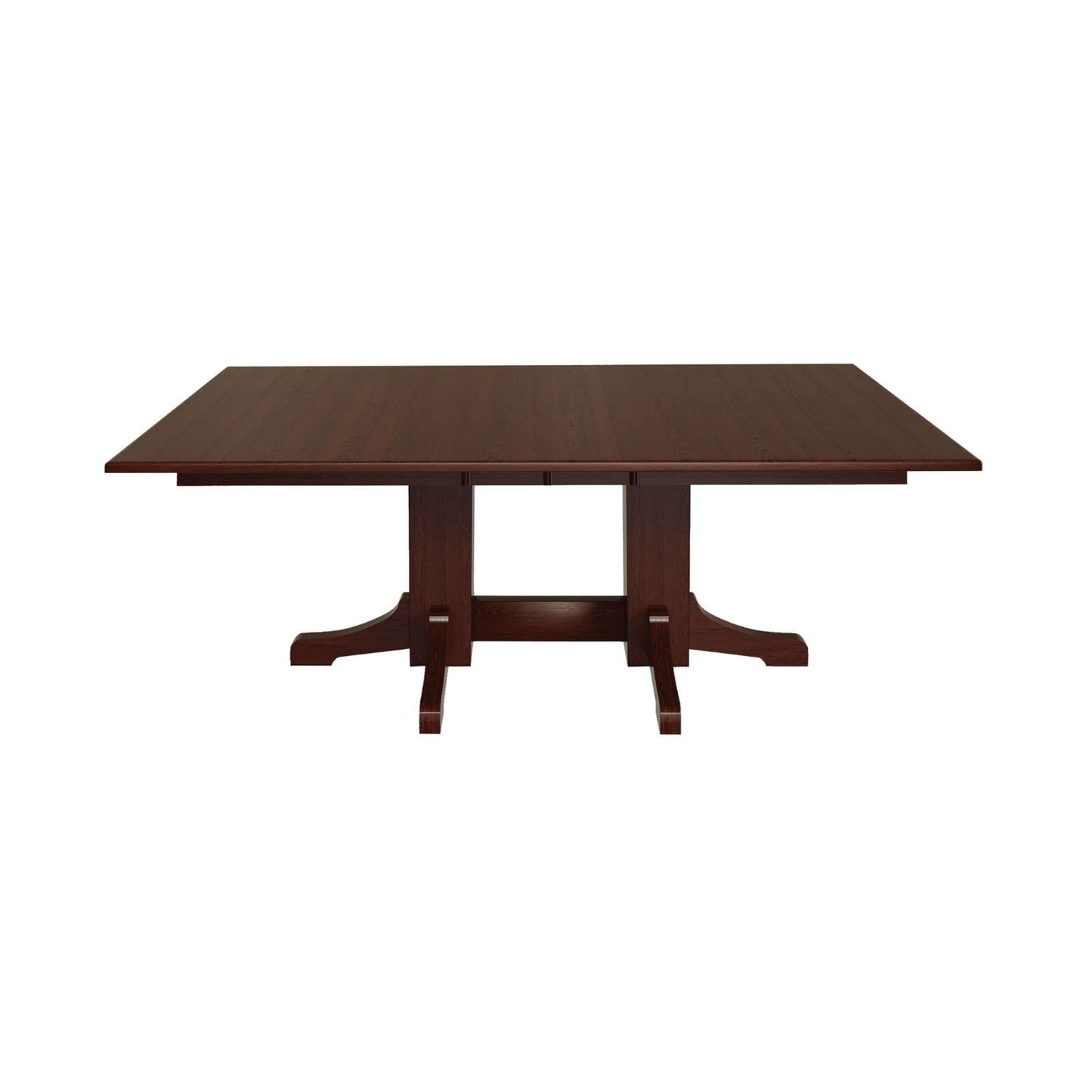 Mission Double Pedestal Table