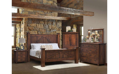 Mountain Lodge Post Bed Collection