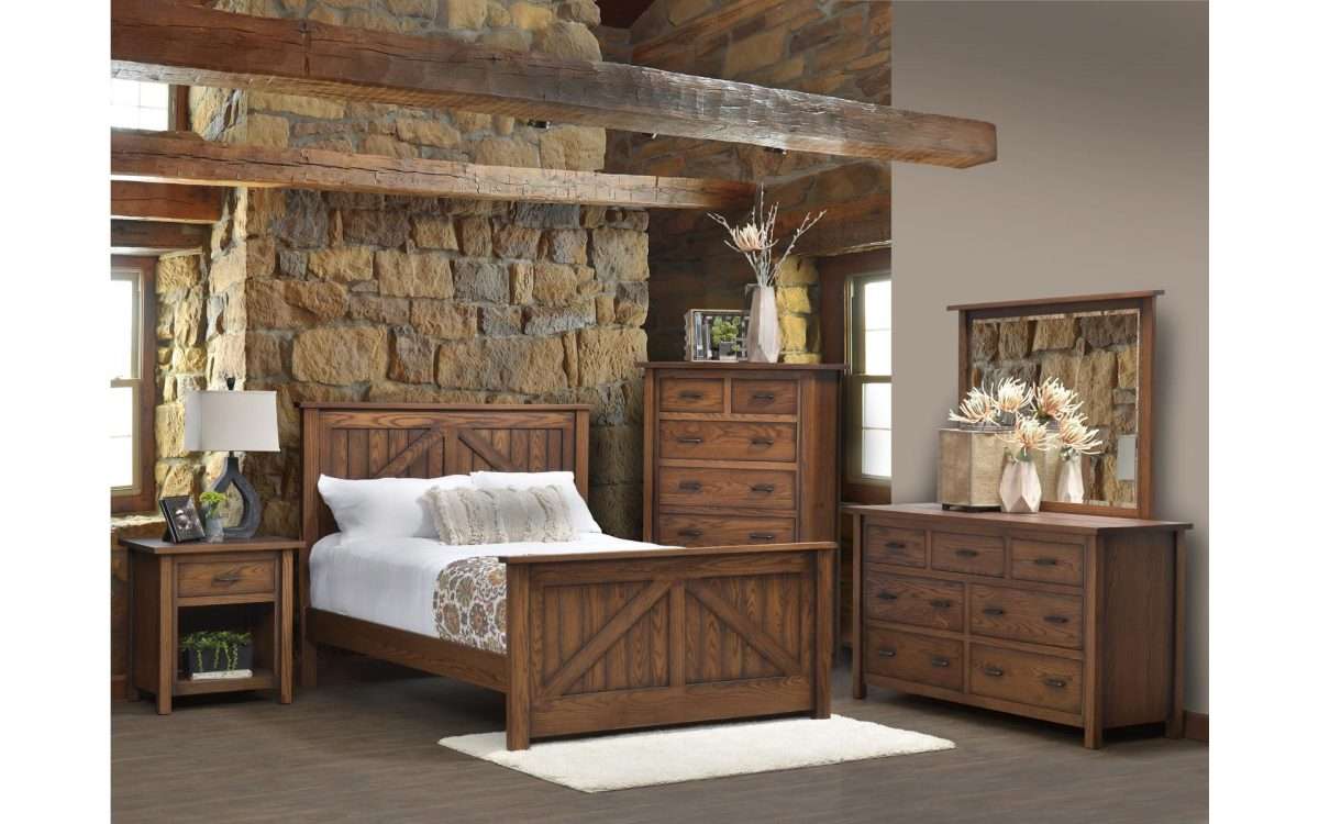 Mountain Lodge Panel Bed