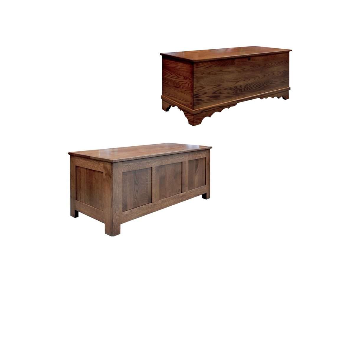 Flat Top &amp; Mission Paneled Chests