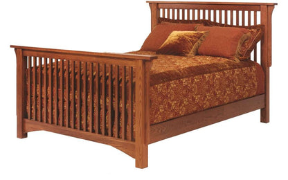 Old English Mission Slat Mission Bed Collection