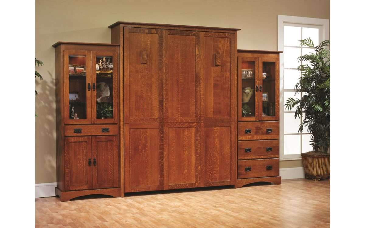 Old English Mission Murphy Wall Bed Collection