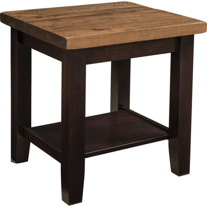 Plank Contemporary End Table