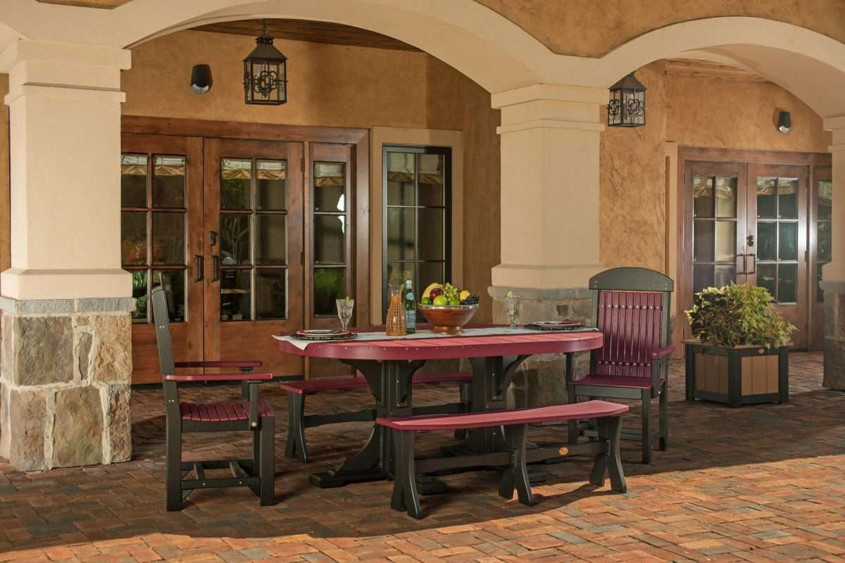 5pc Poly Classic Dining Set