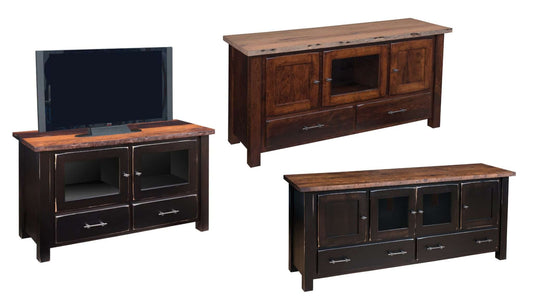 Reclaimed Barn Wood TV Stand Collection