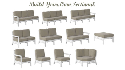 Coastal Loveseat Center Section