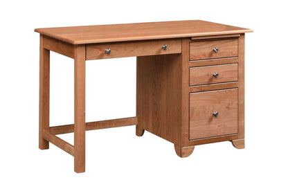 Cherry Valley Single Pedestal Credenza Desk