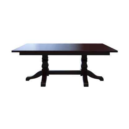 Square Tulip Double Pedestal Table