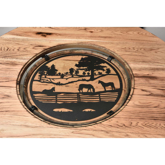 Square Barrel Table