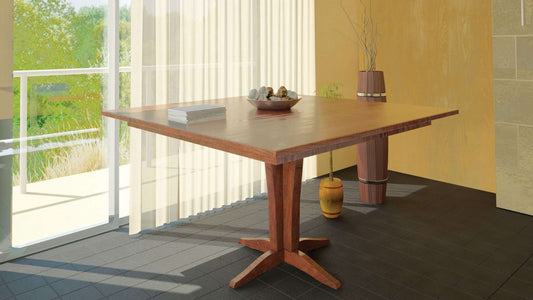 Vintage Single Pedestal Table