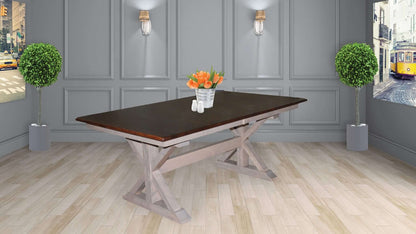 X-Base Double Pedestal Table