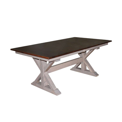 X-Base Double Pedestal Table