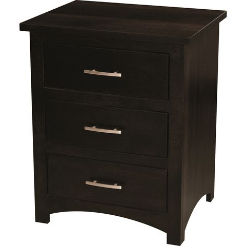 Tersigne Mission 3 Drawer Nightstand