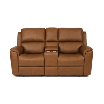 Henry Reclining Loveseat w/Console