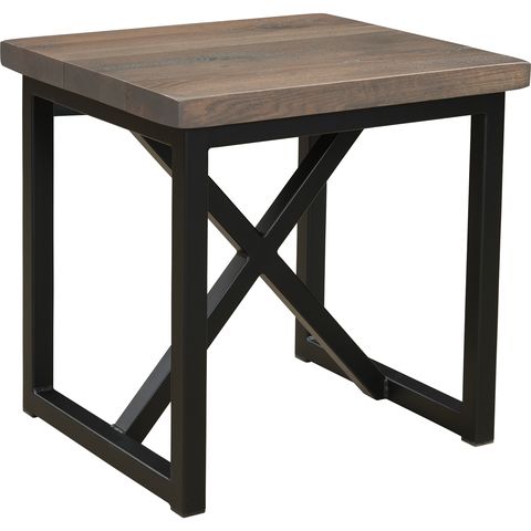 Boat Wood End Table