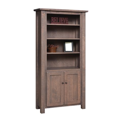 Barn Floor Bookcase w/Doors
