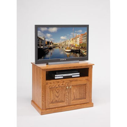 Traditional TV Stand w/Doors