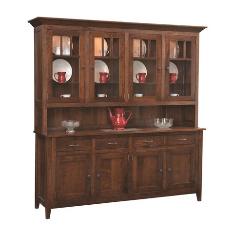 Larkspur 4 Door Hutch Top 539 & Base 538
