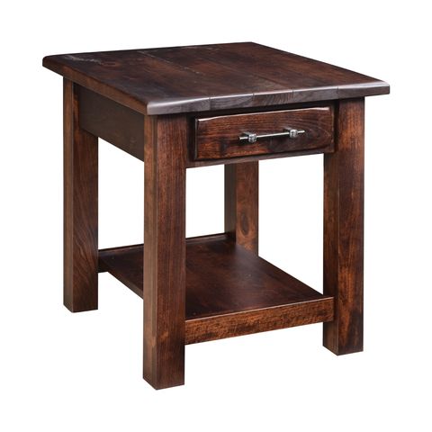 Barn Floor End Table