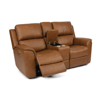 Henry Reclining Loveseat w/Console