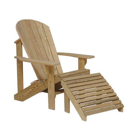 Adirondack Chair & Footrest