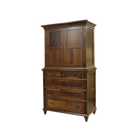 Plymouth Bun Feet 2pc Armoire