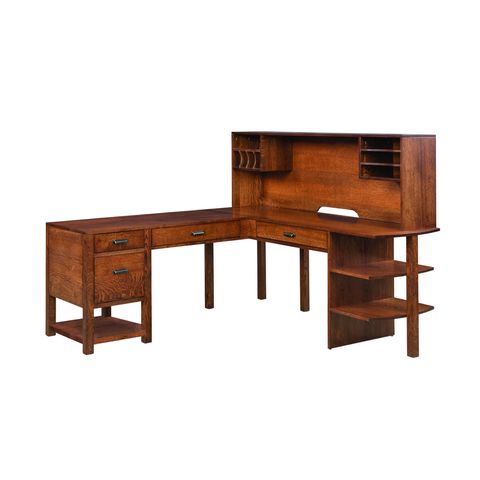 Wakefield L-Desk & Hutch