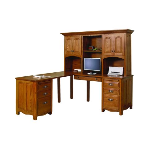 Laurel Corner Desk & Hutch