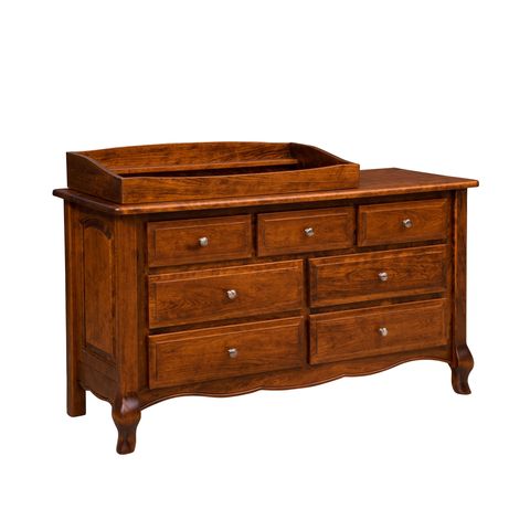 French Country 7 Drawer Dresser