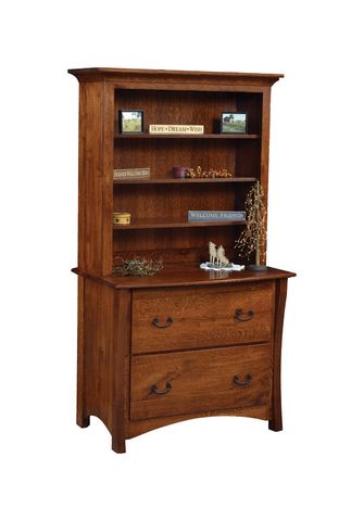 Master Lateral File Cabinet w/Bookcase