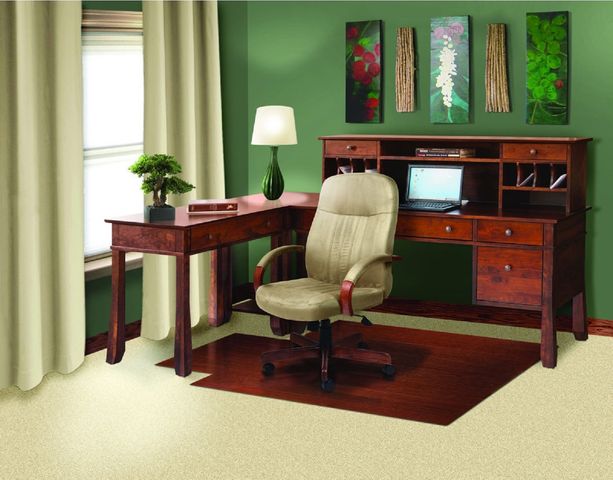 Craftsman 36" Computer Desk & Hutch