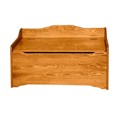 Deluxe Oak Toy Box