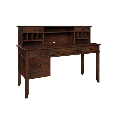 Craftsman Computer Desk & Hutch