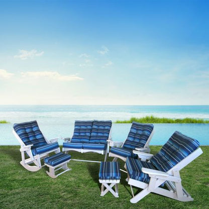 Caribbean Rocker Recliner & Rocking Footrest