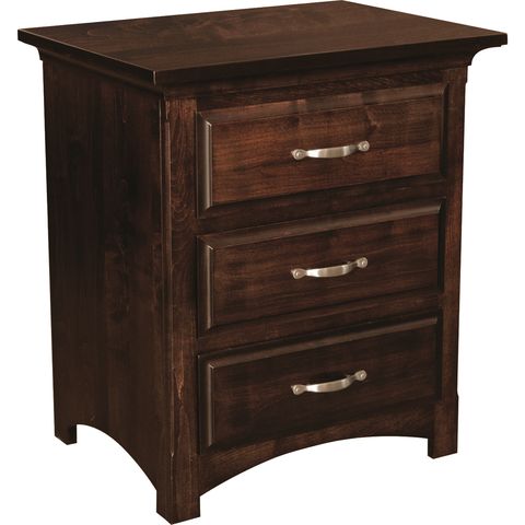 Buckeye 3 Drawer Nightstand