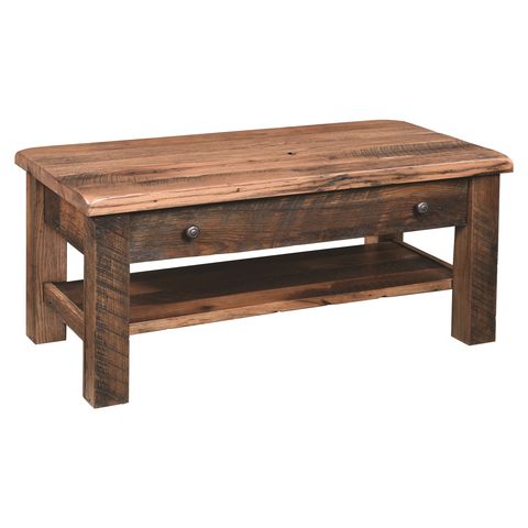 Reclaimed Post Mission Coffee Table