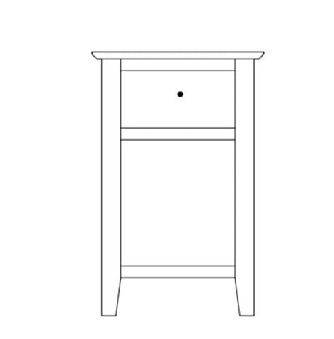 Shoreview 1 Drawer Nightstand