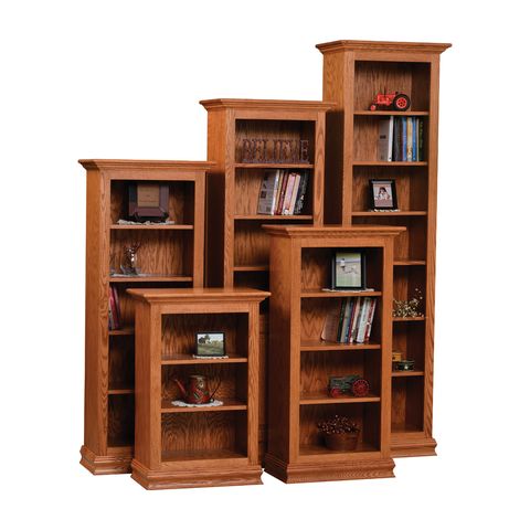 Traditional 24" Open Bookcase