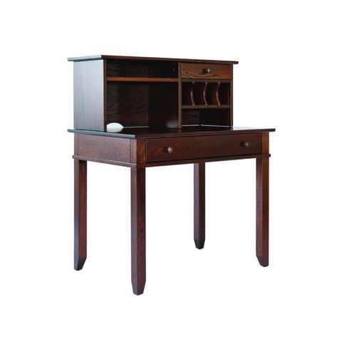 Craftsman 36" Computer Desk & Hutch