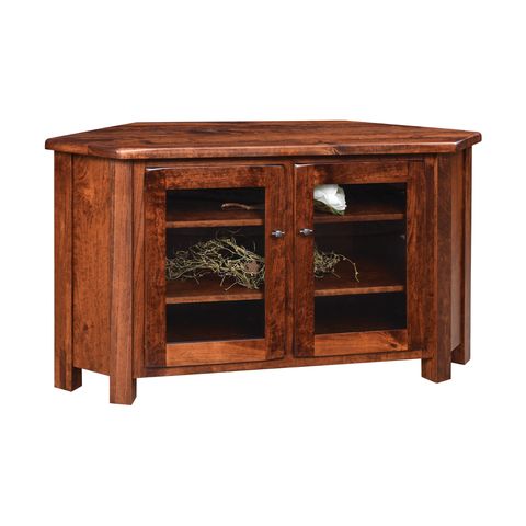 Barn Floor Corner TV Stand