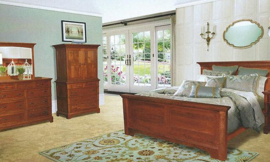 Plymouth 6" Cutout Base Dresser & Mirror