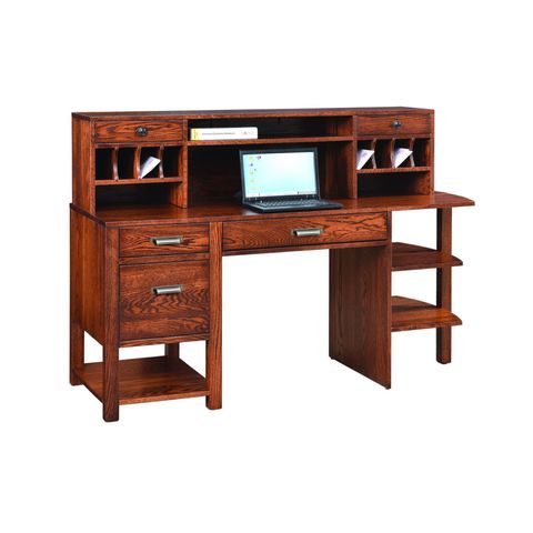 Wakefield Computer Desk & Hutch