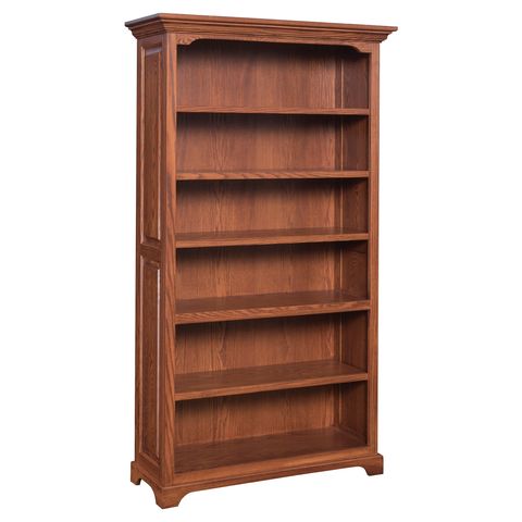 Kingston 72" Raised Panel Bookcase